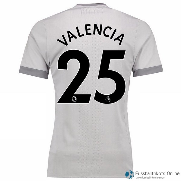 Manchester United Trikot Ausweich Valencia 2017-18 Fussballtrikots Günstig